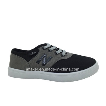 Chinese Classic Kid′s Walking Canvas Shoe (L099-S&B)